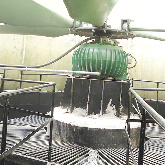 水輪機式冷卻塔